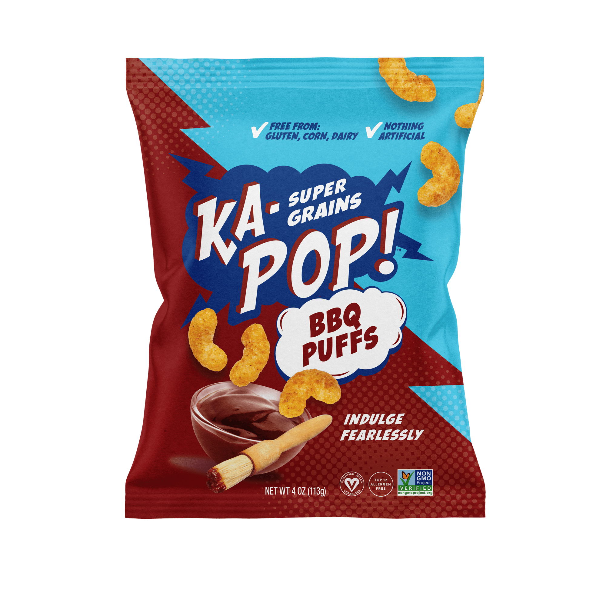Ka-Pop! BBQ Puffs 6 units per case 4.0 oz