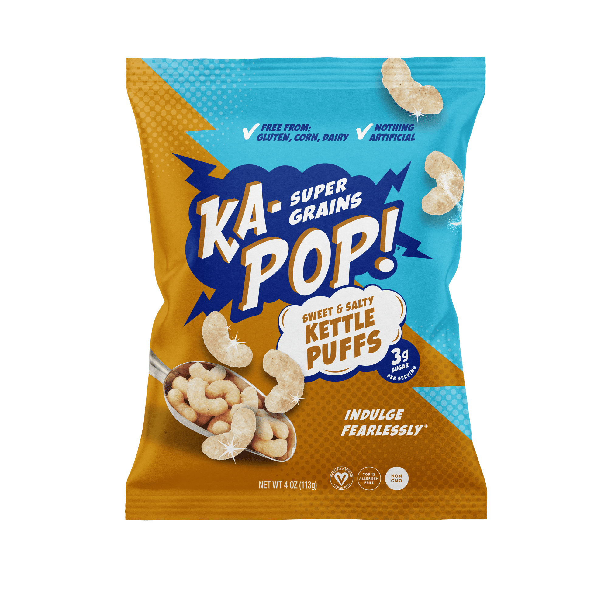 Ka-Pop! Sweet & Salty Kettle Puffs 6 units per case 4.0 oz