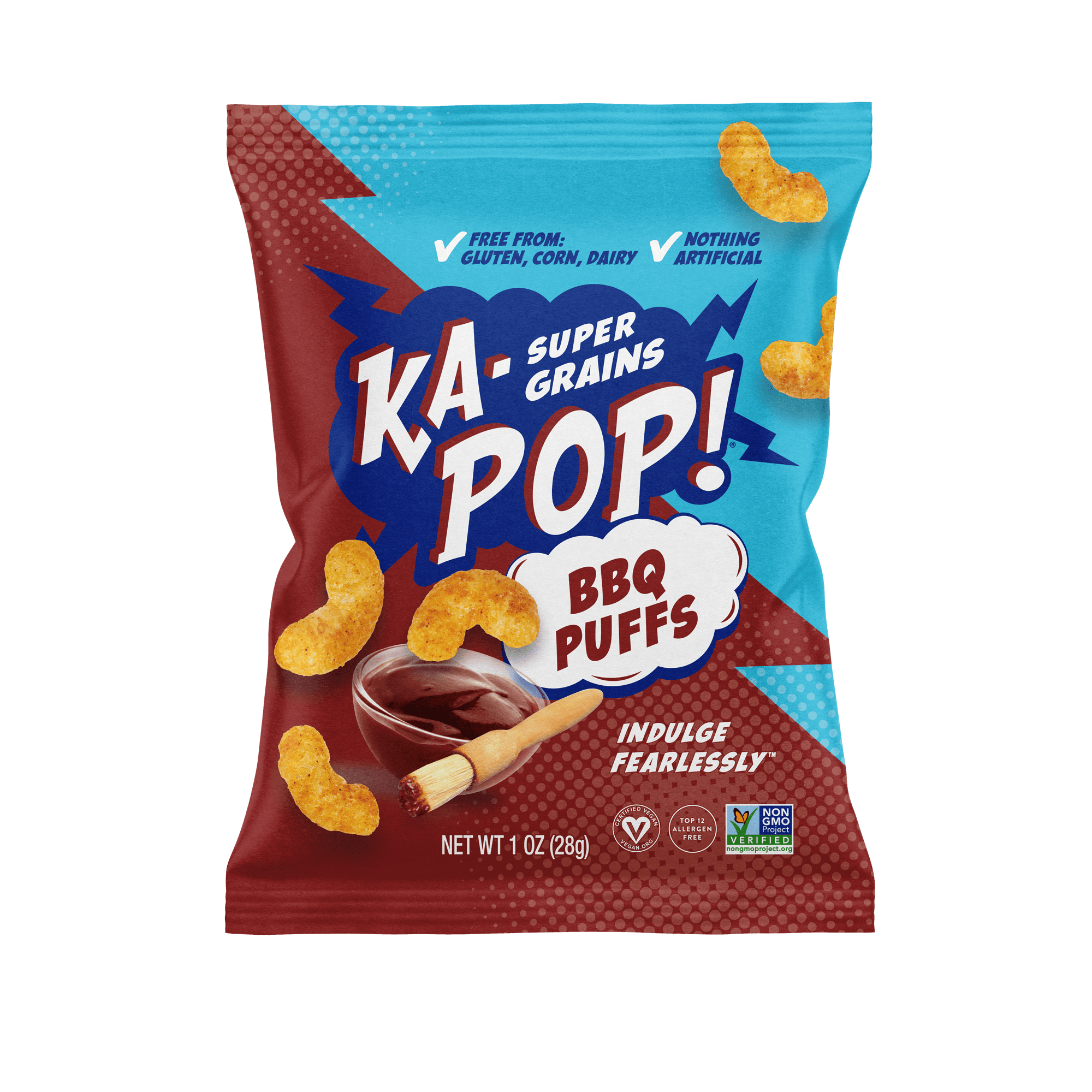 Ka-Pop! BBQ Puffs 24 units per case 1.0 oz