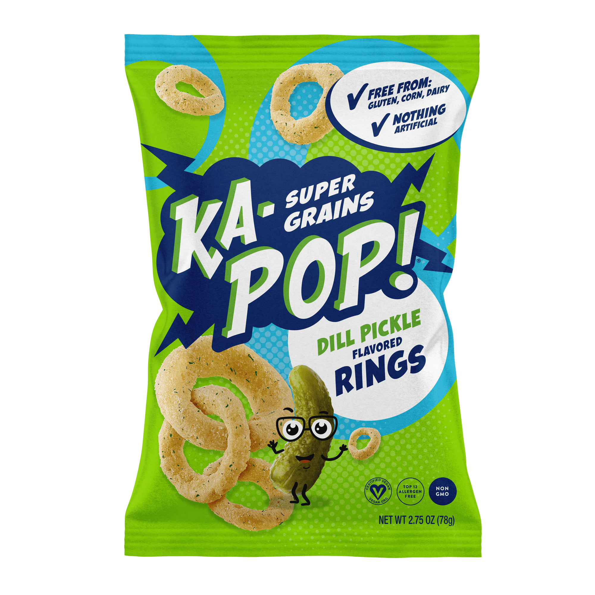 Ka-Pop! Dill Pickle Rings 6 units per case 2.8 oz