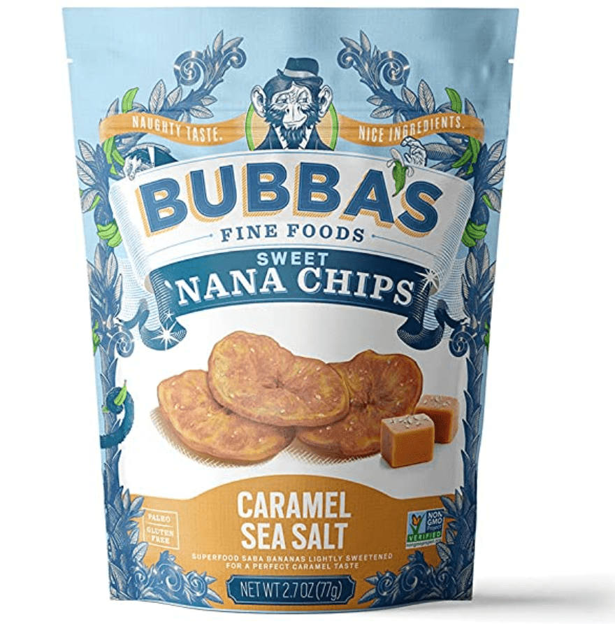 B. Fine Foods Caramel Sea Salt Sweet 'Nana Chips 8 units per case 2.7 oz