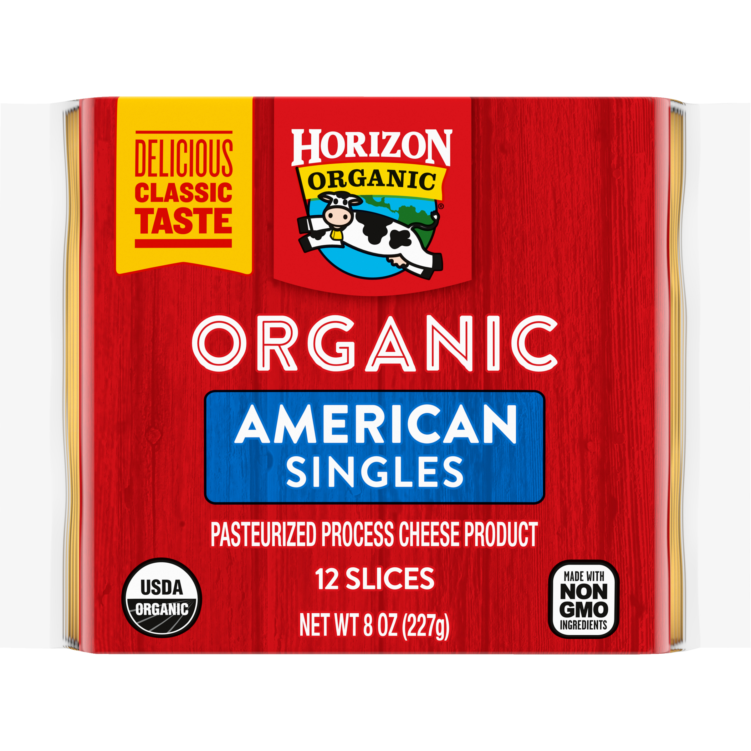 Horizon Organic American Cheese Singles 12 units per case 8.0 oz