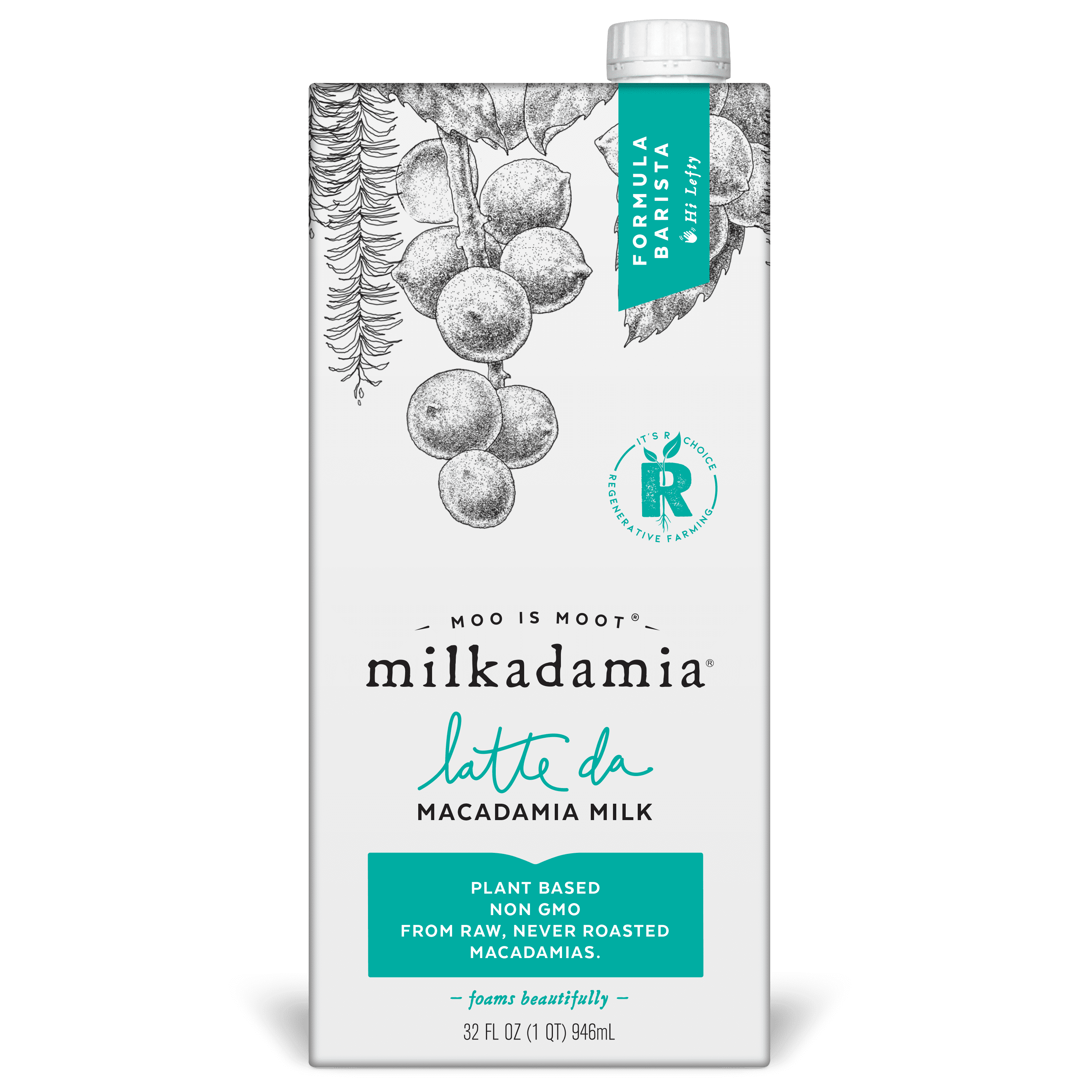 Milkadamia Macadamia Milk Latte Da Barista 6 units per case 32.0 fl
