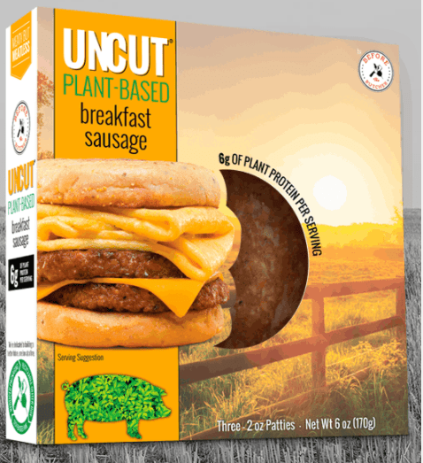 Before the Butcher UNCUT Plant-Based Breakfast Sausage Patty 6 units per case 8.0 oz