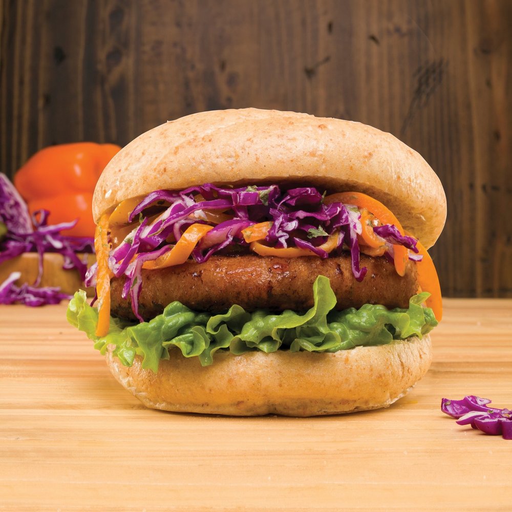 Before the Butcher FOODSERVICE Plant-Based Savory Chicken Burger Patty 40 units per case 10.0 lbs