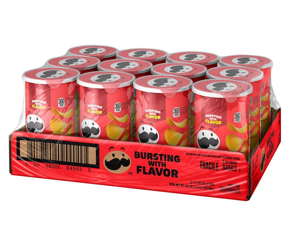 PRINGLES ORIGINAL FLAVOR Grab and Go 12 units per case 1.3 oz