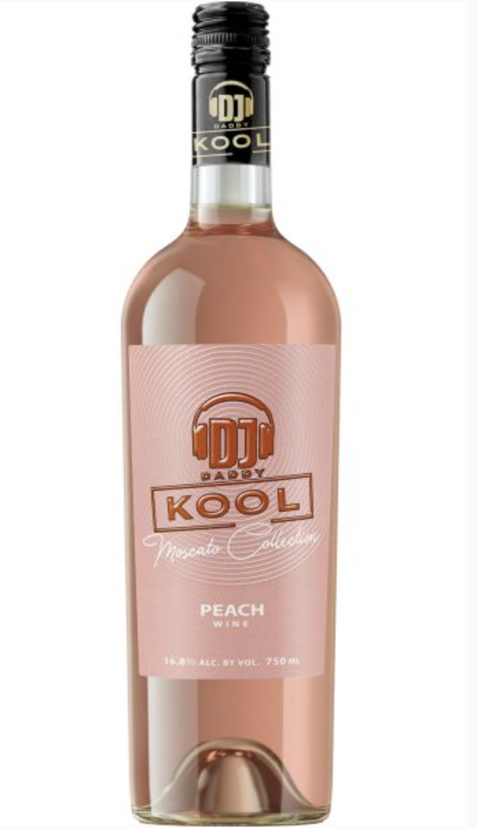 DJ KOOL Peach Moscato Wine 6 units per case 25.4 fl