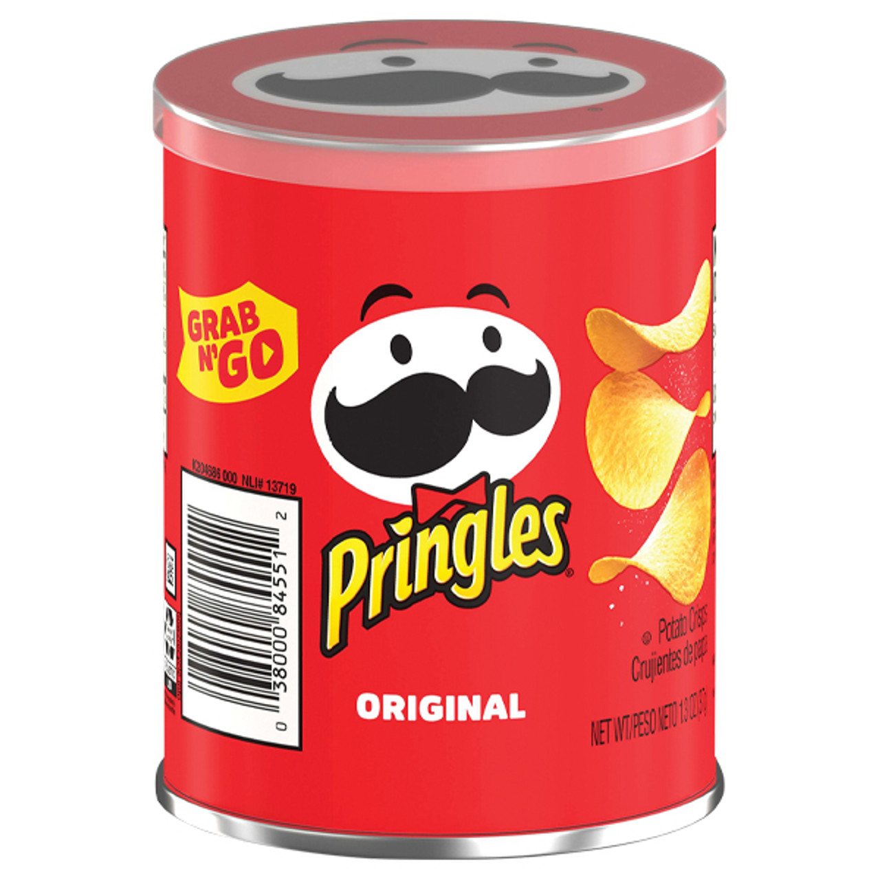 PRINGLES ORIGINAL FLAVOR Grab and Go 12 units per case 1.3 oz
