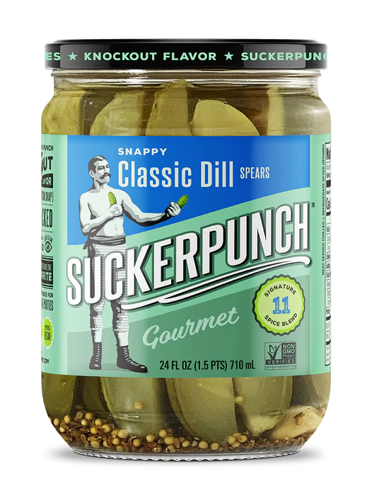 SuckerPunch, Snappy Classic Dill Pickle Spears 6 units per case 24.0 fl