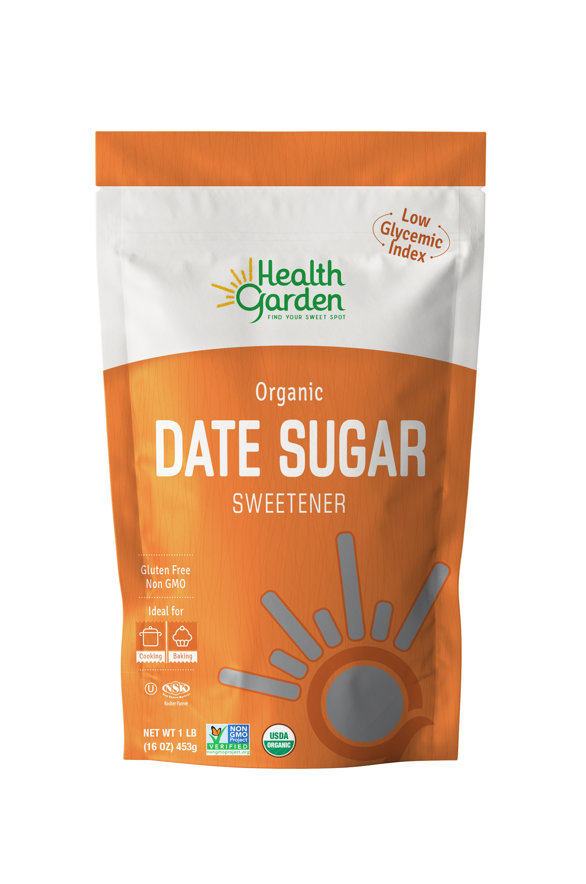 Health Garden Date Sugar 12 units per case 1.0 lb