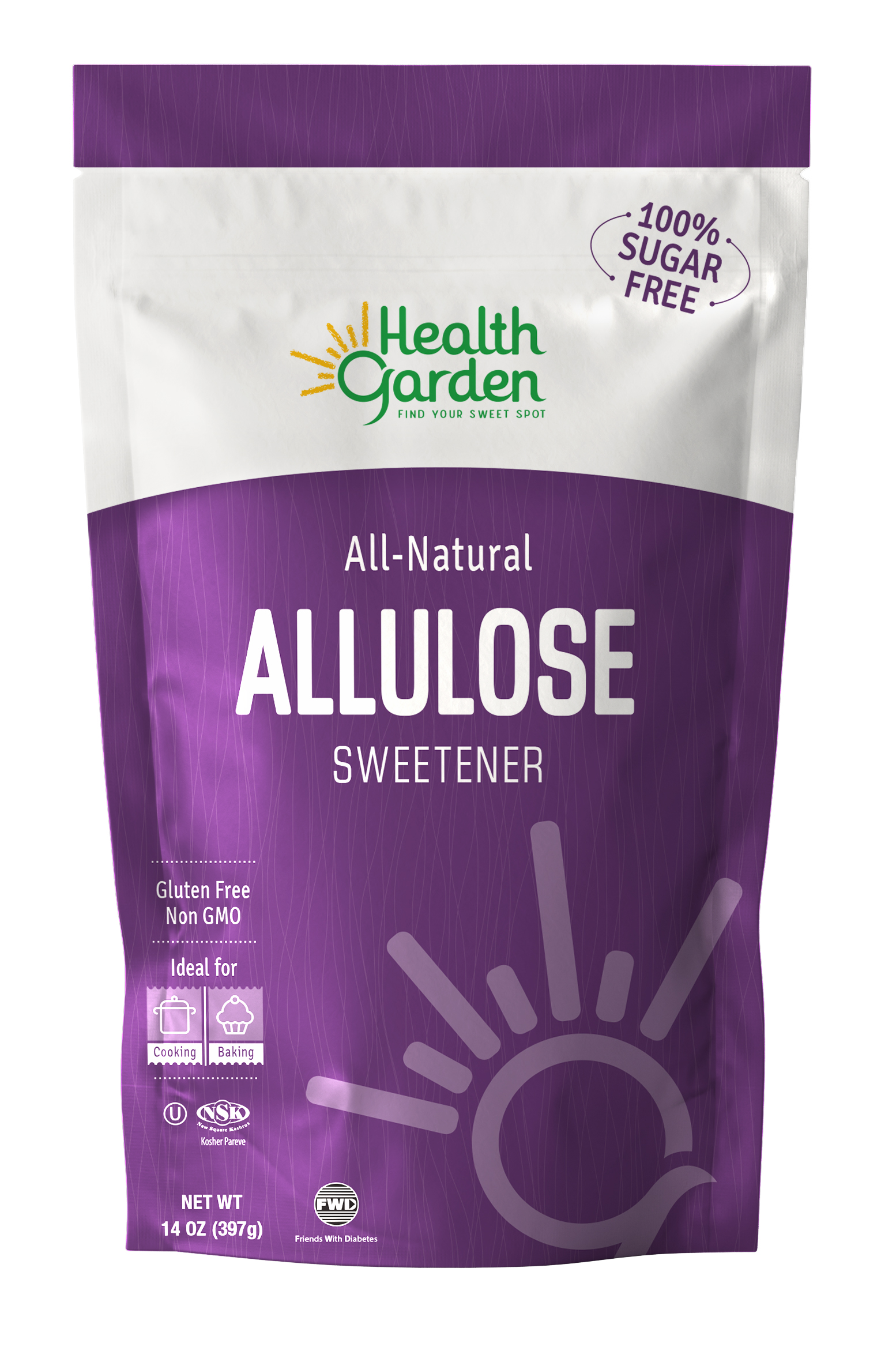 Health Garden Allulose Sweetener 12 units per case 14.0 oz