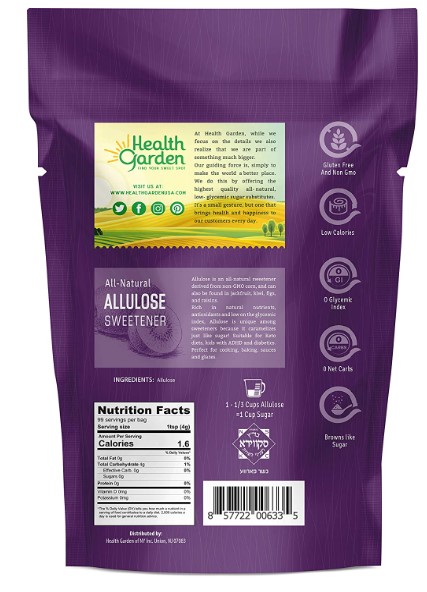 Health Garden Allulose Sweetener 12 units per case 14.0 oz