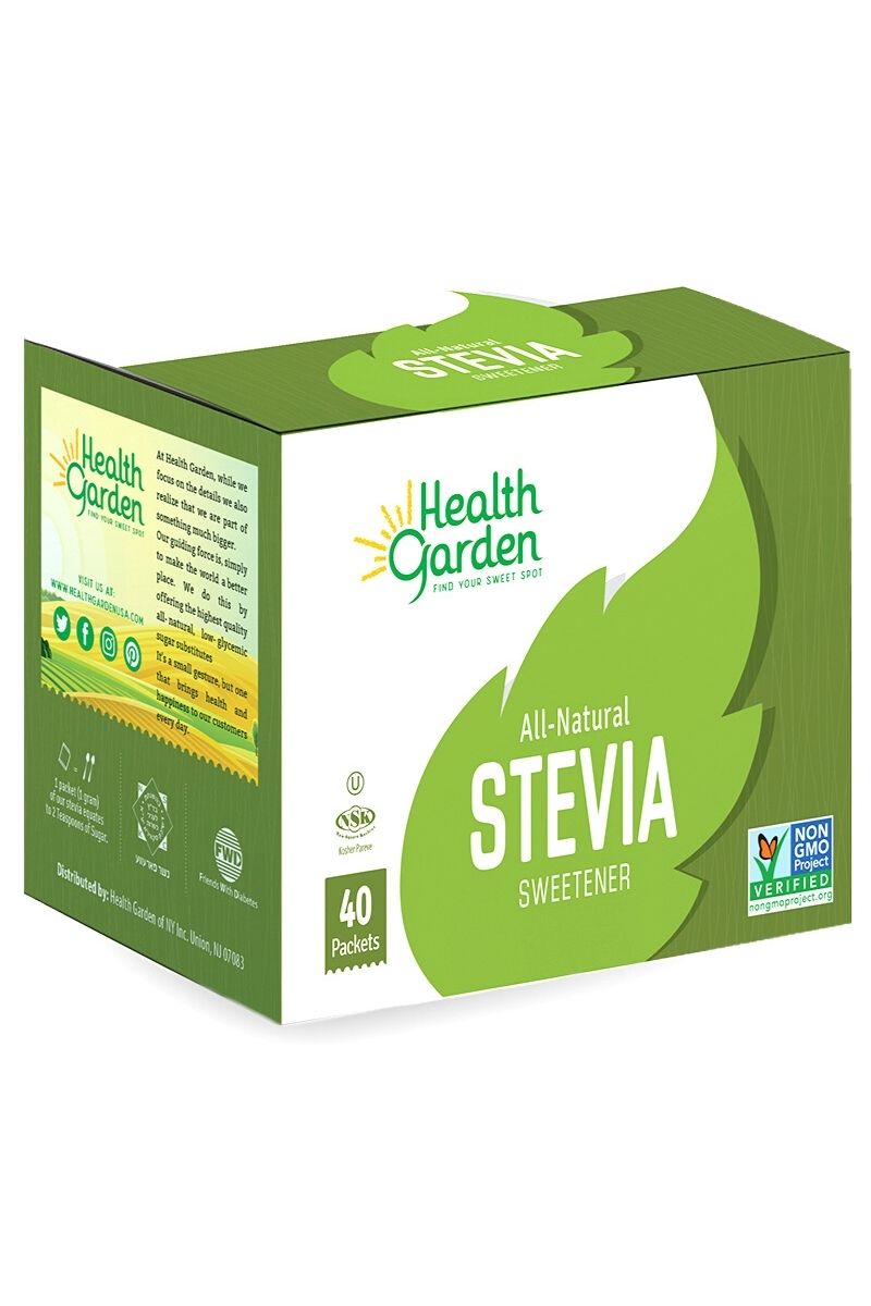 Health Garden Stevia Packets 12 units per case 2.6 oz