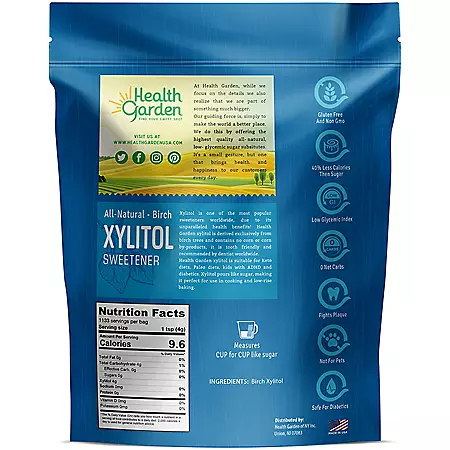 Health Garden Xylitol 4 units per case 10.0 lbs