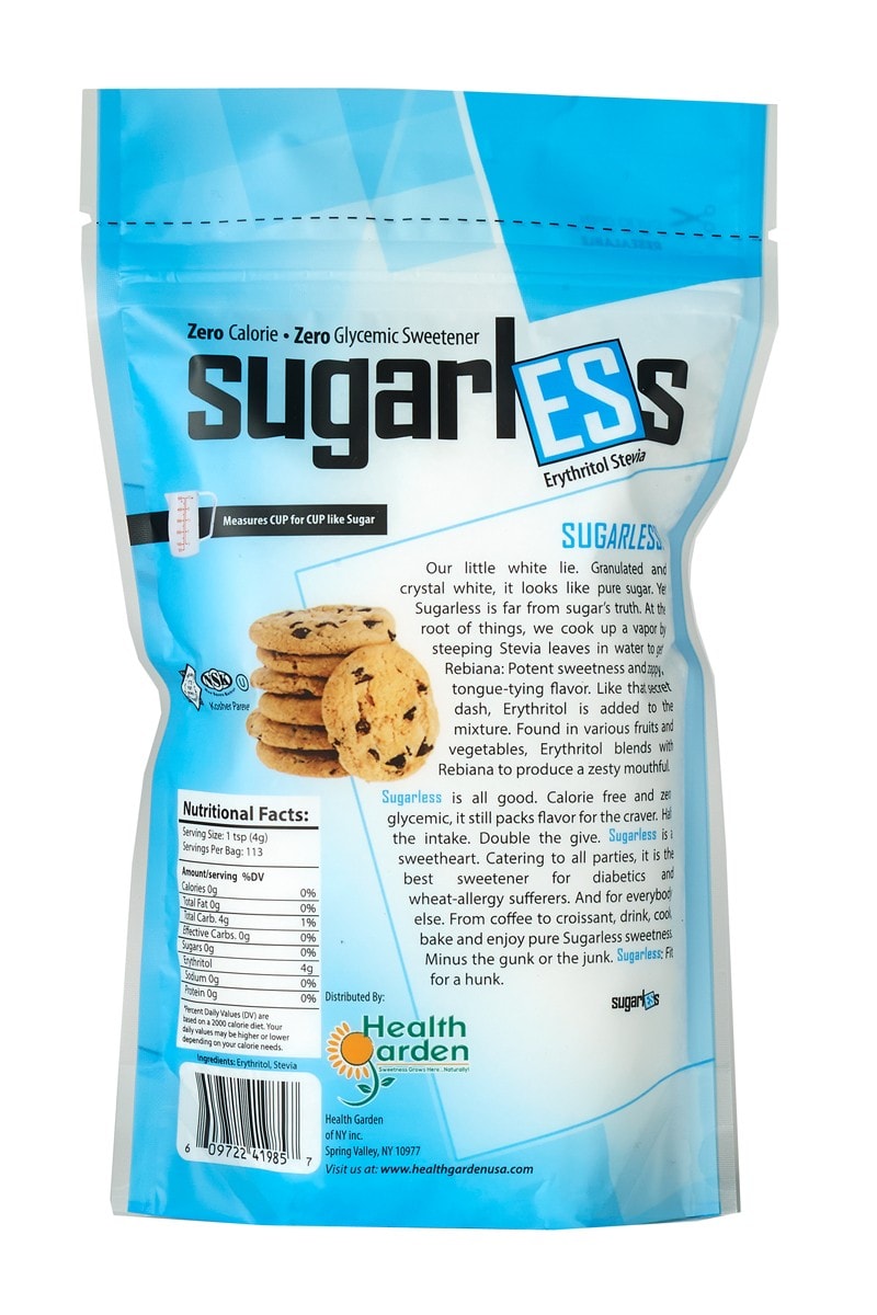 Health Garden Sugarless 12 units per case 1.0 lb