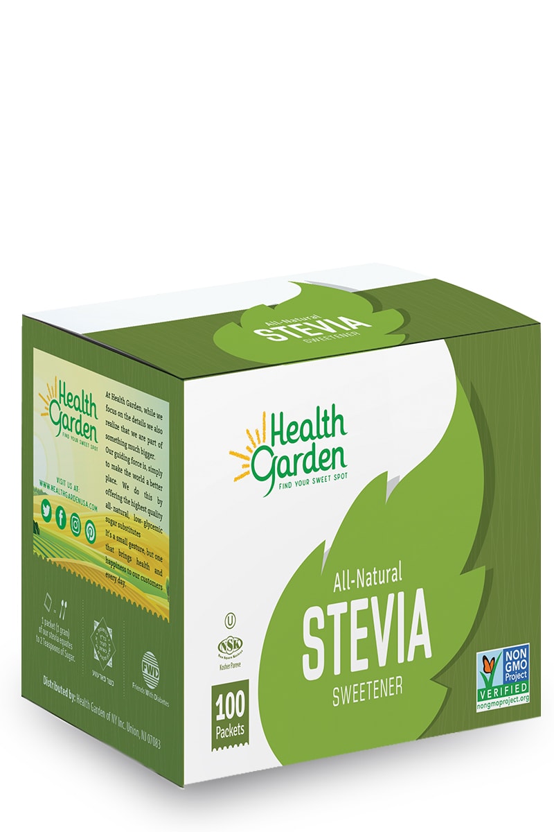 Health Garden Stevia Packets 12 units per case 7.1 oz