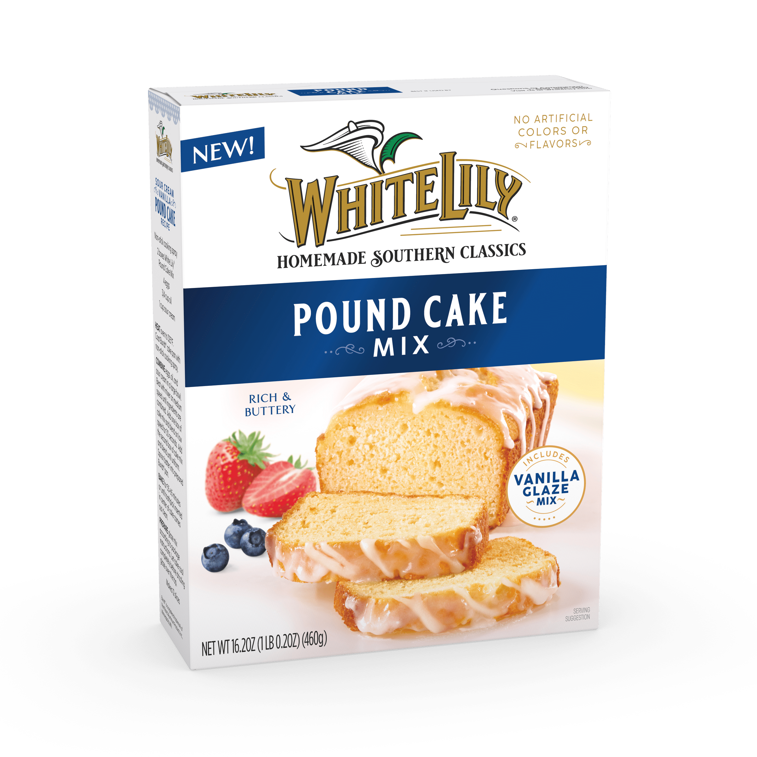 White Lily Vanilla Pound Cake Mix 12 units per case 16.3 oz