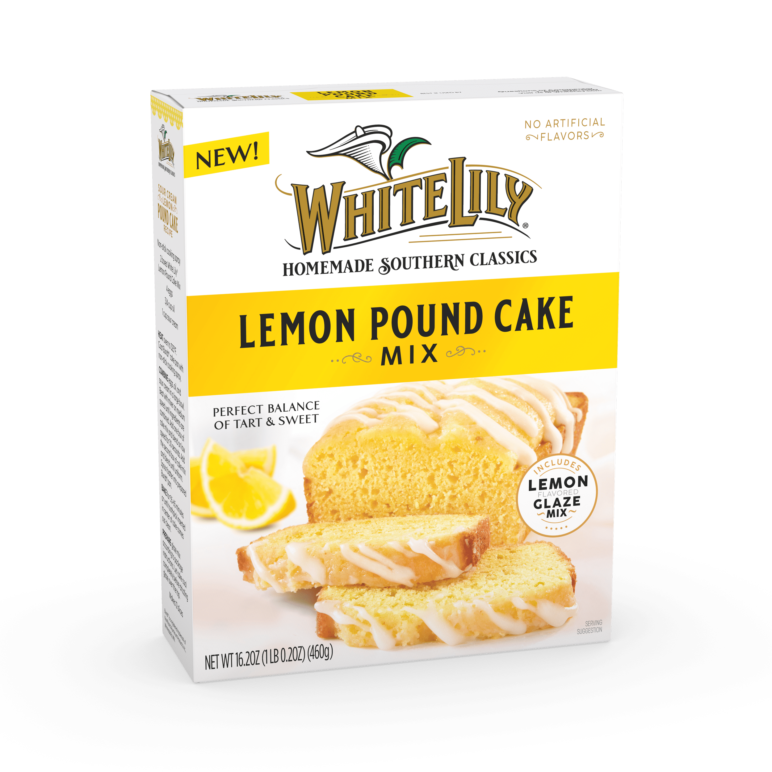 White Lily Lemon Pound Cake Mix 12 units per case 16.3 oz