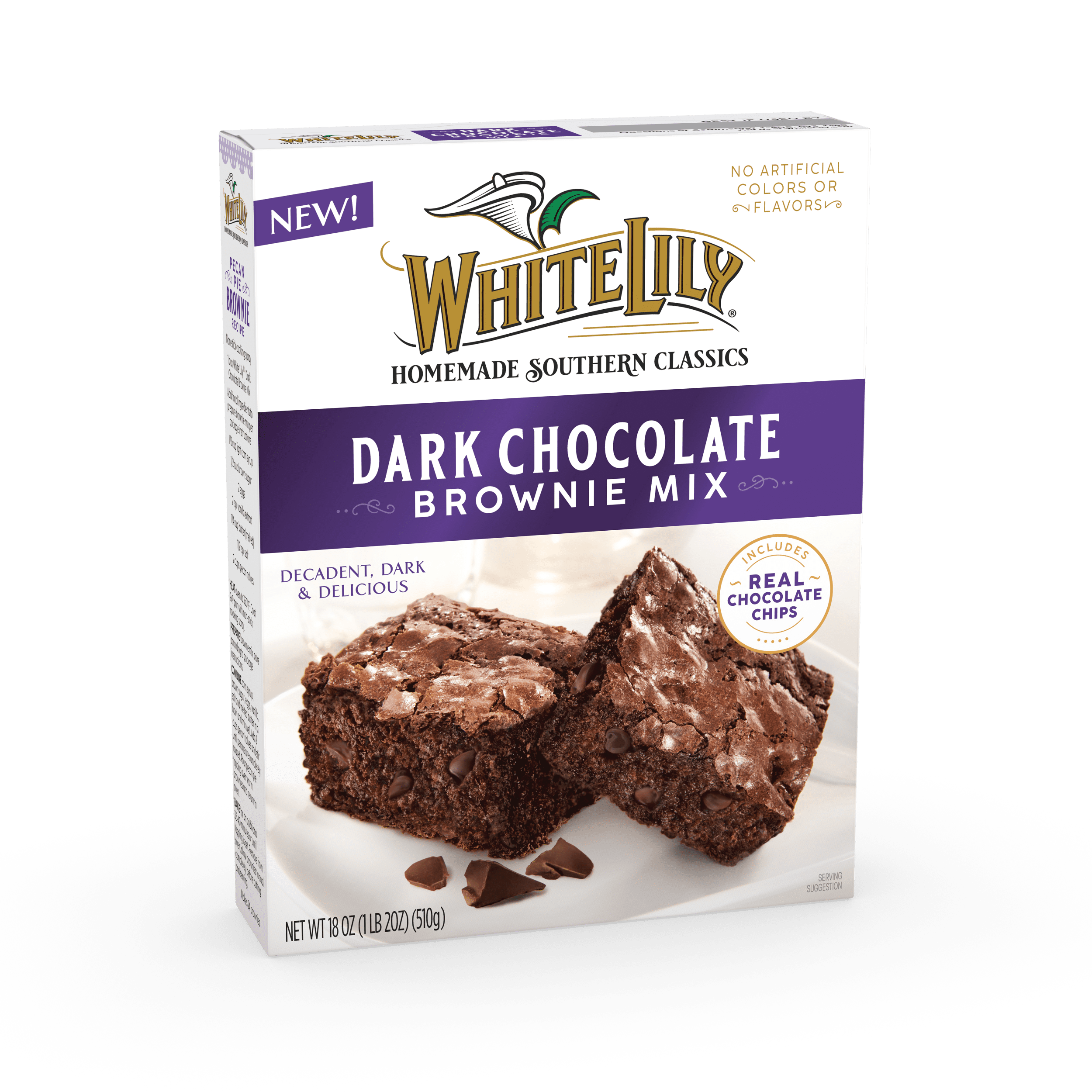 White Lily Dark Chocolate Brownie Mix 12 units per case 18.0 oz
