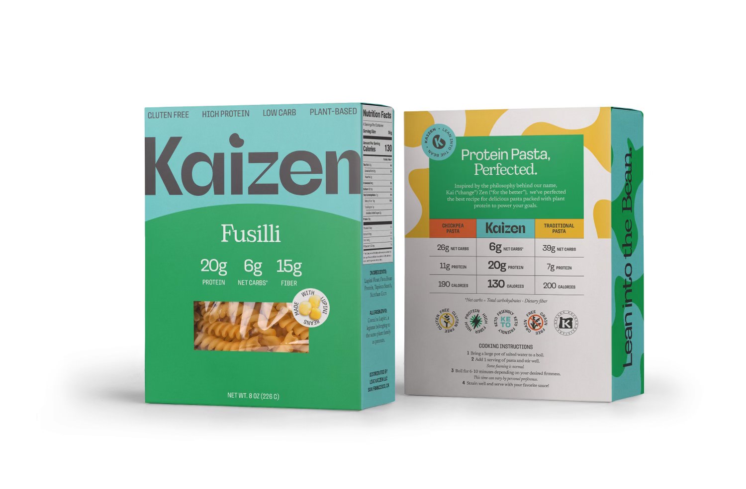 Kaizen Lowcarb Pasta - Fusilli 22 units per case 8.0 oz
