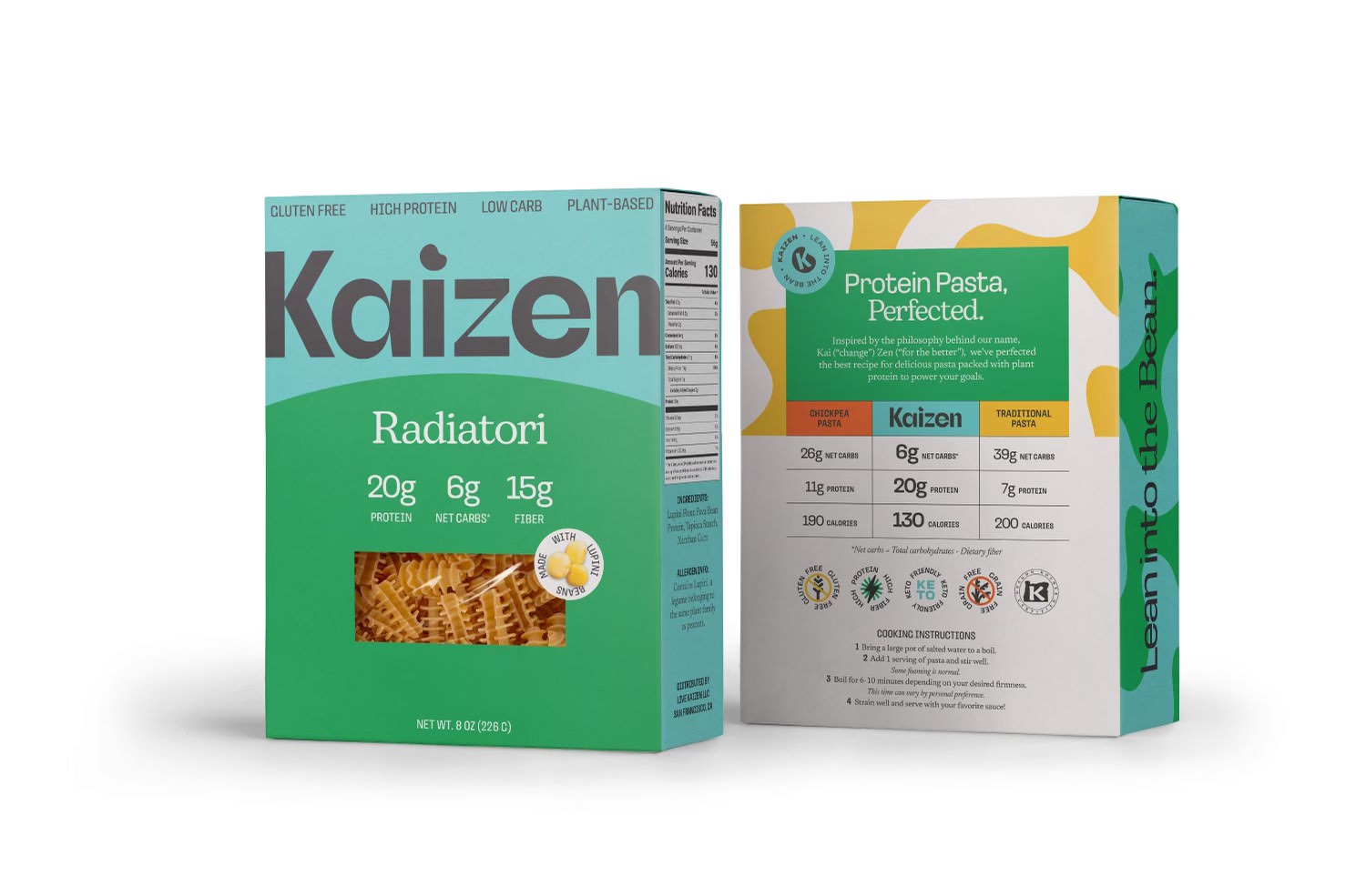 Kaizen Pasta - Radiatori 22 units per case 8.0 oz