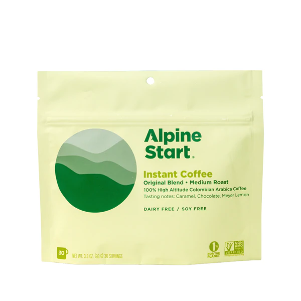 Alpine Start Original Blend Instant Coffee Bulk Bag 12 units per case 3.3 oz