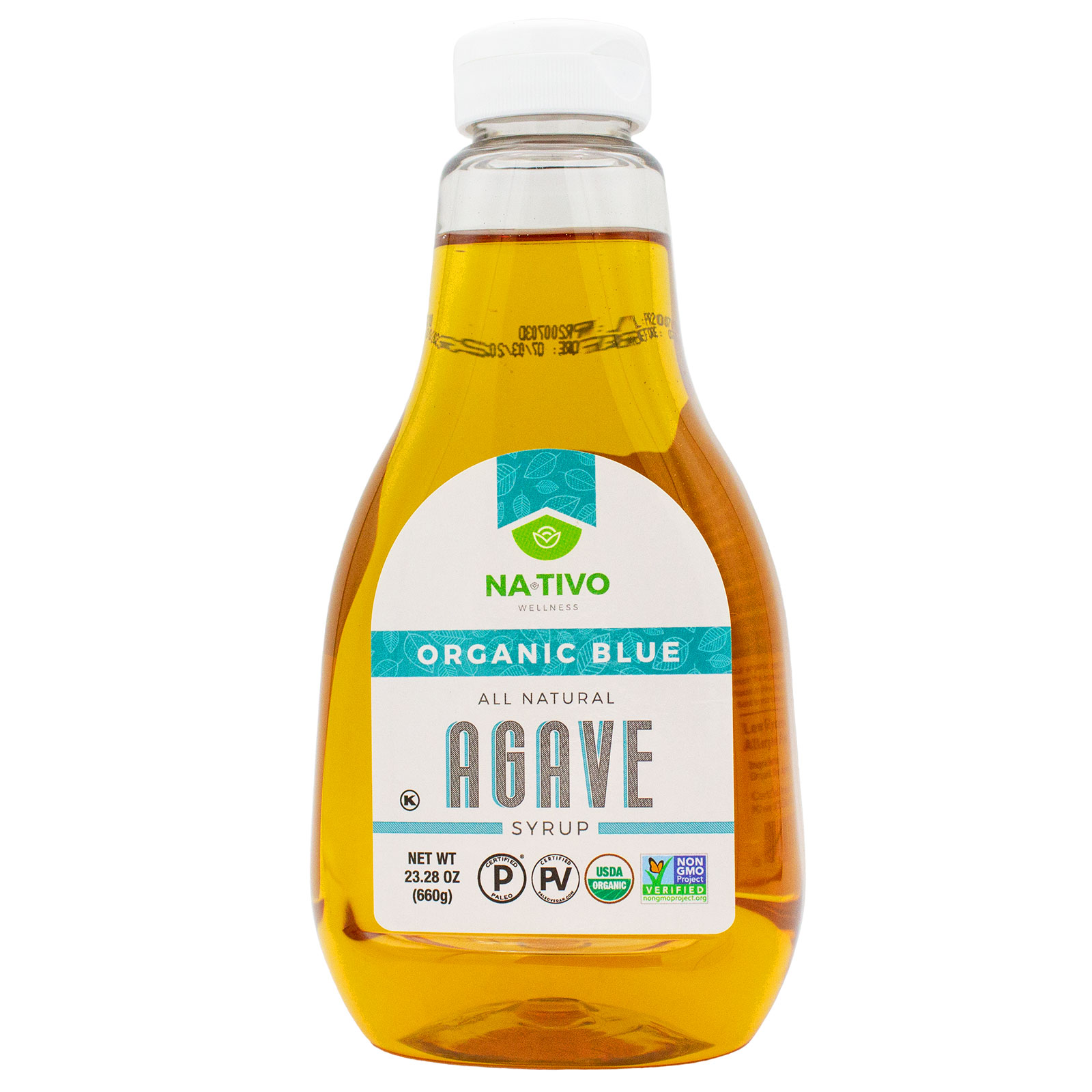 NaTivo Organic Blue All Natural Agave Syrup 12 units per case 23.3 oz