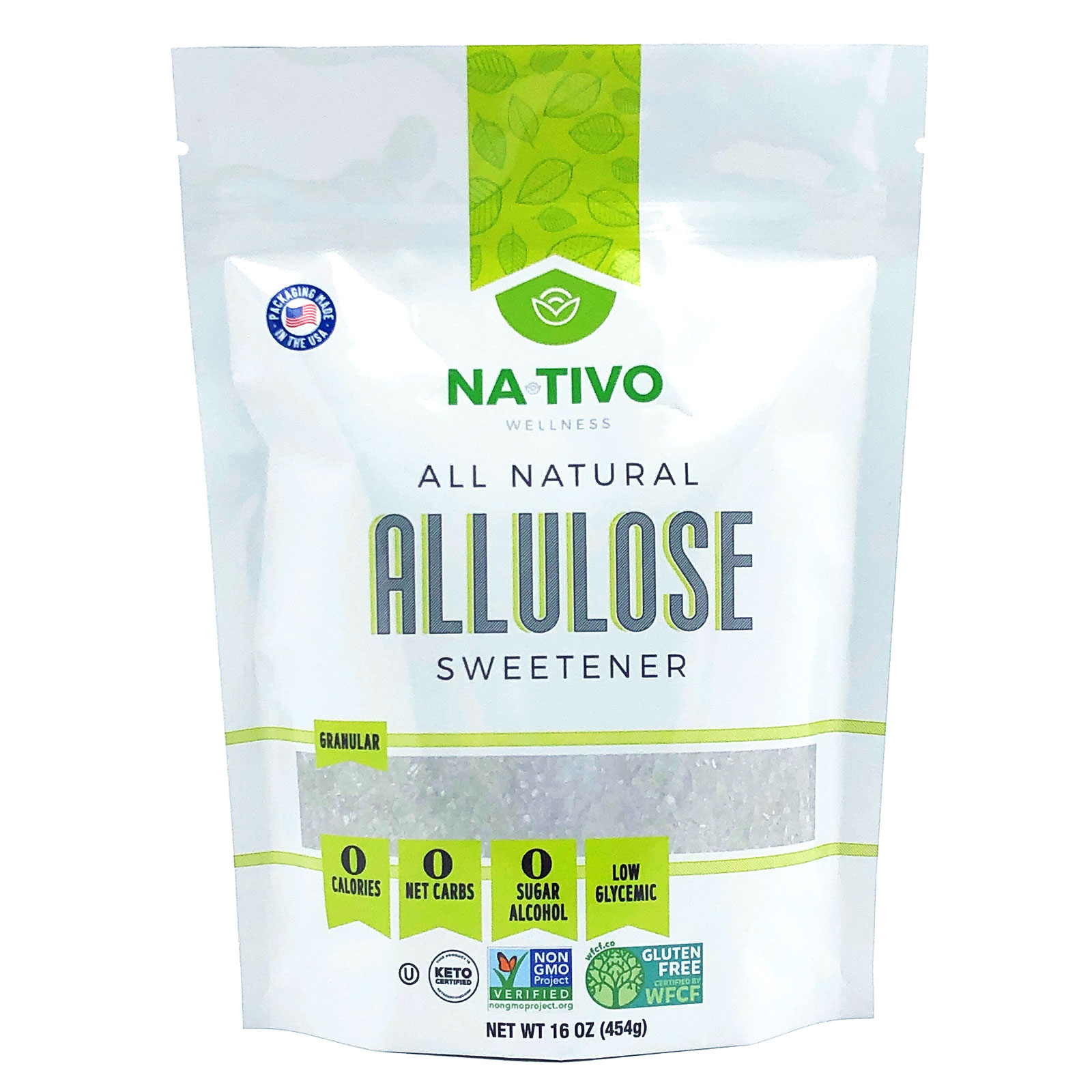 NaTivo All Natural Allulose Sweetener 12 units per case 1.0 lb