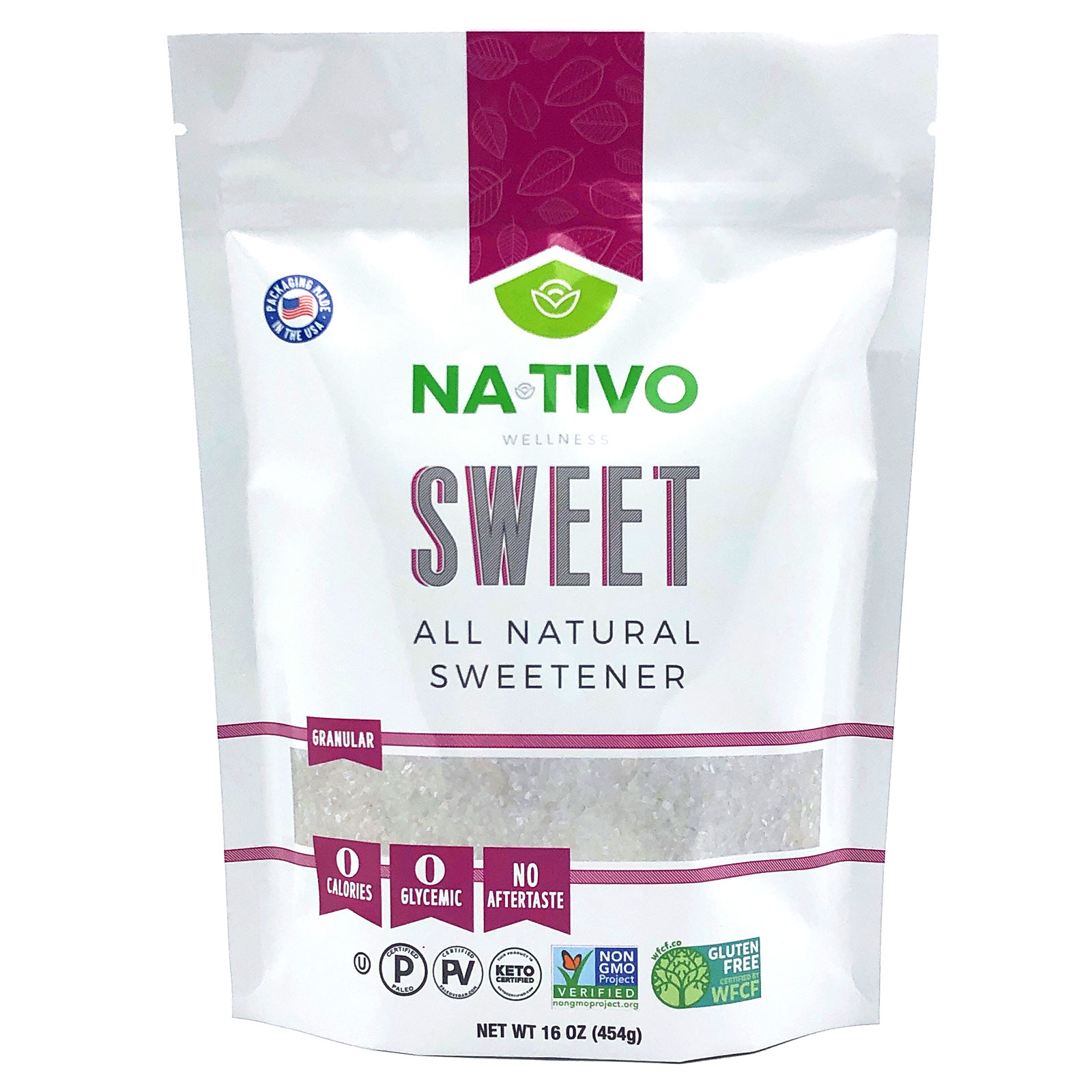 NaTivo Sweet All Natural Sweetener 12 units per case 1.0 lb