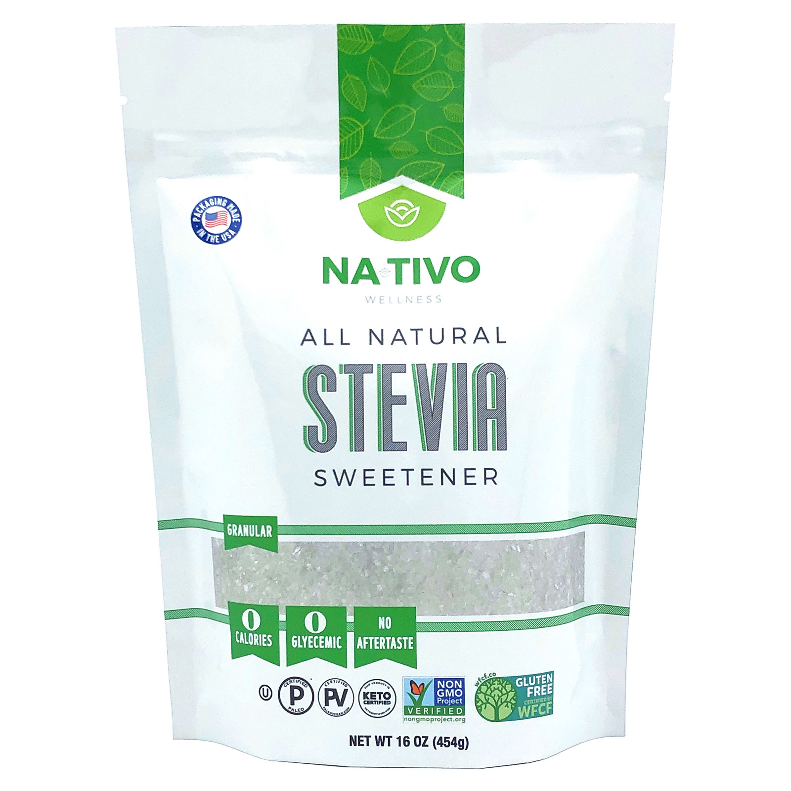 NaTivo All Natural Stevia Sweetener 12 units per case 1.0 lb