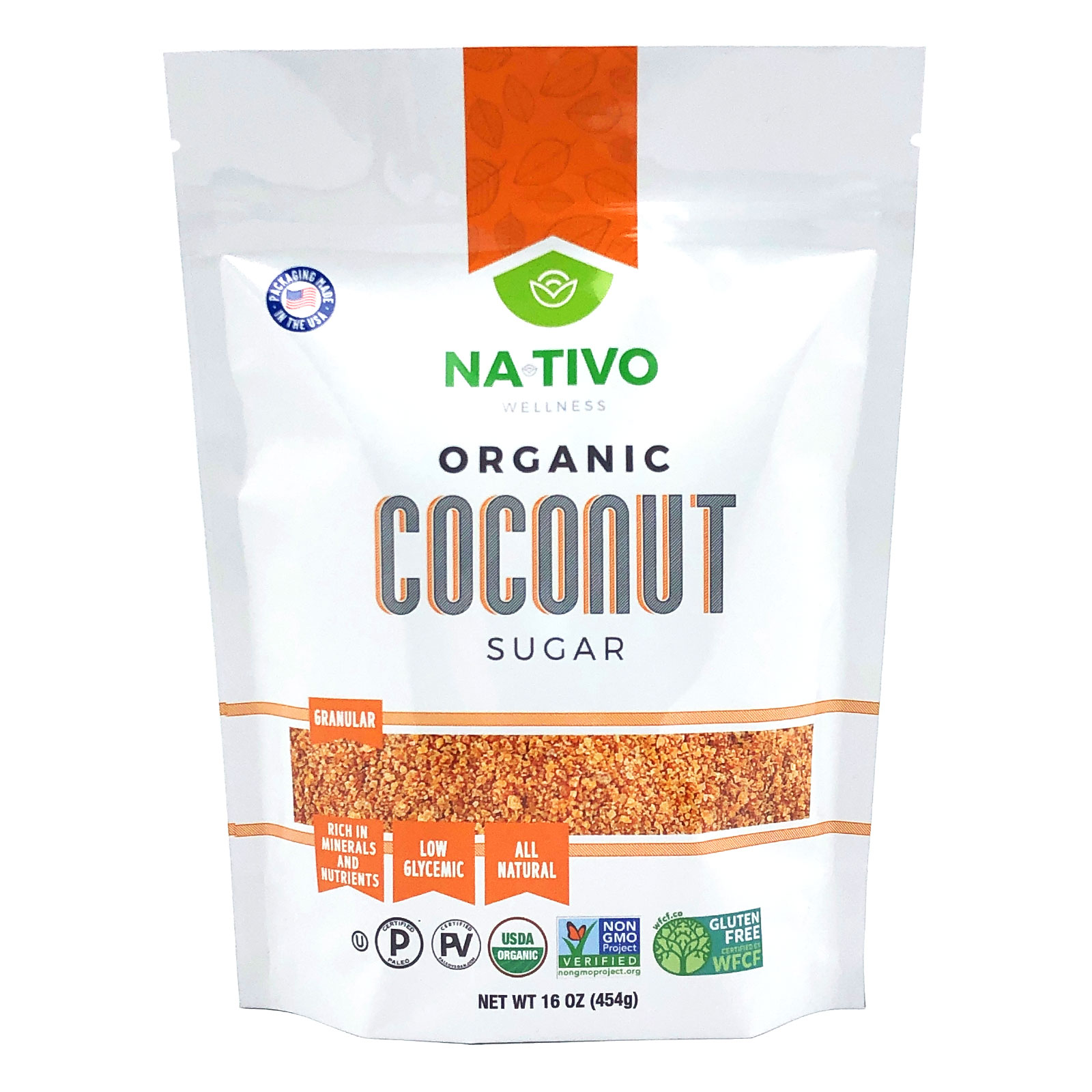 NaTivo Organic Coconut Sugar 12 units per case 1.0 lb