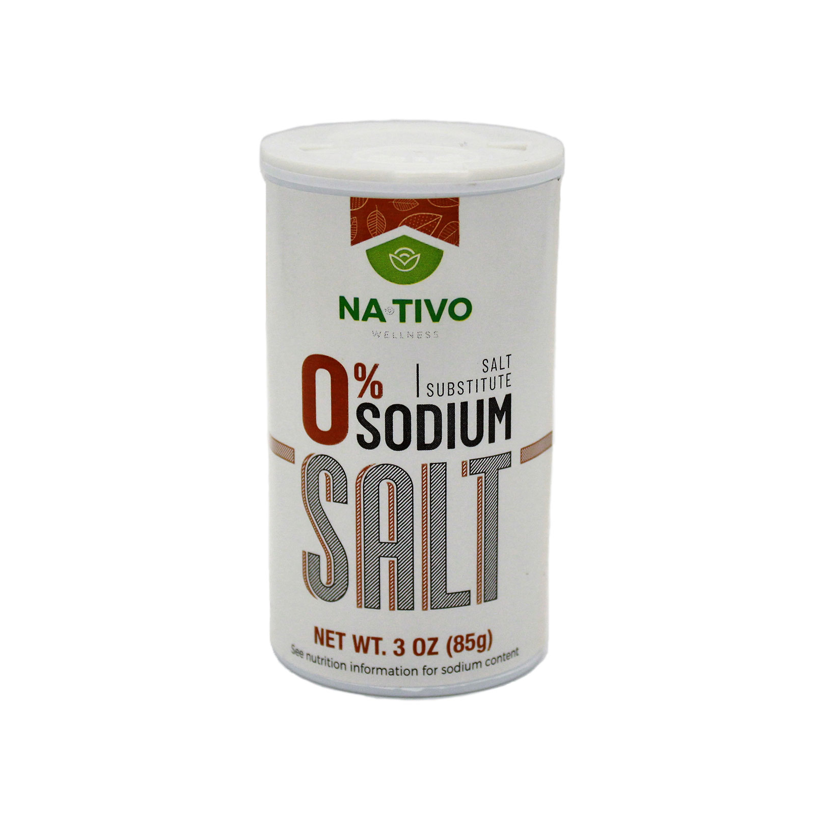 NaTivo Salt 0% Sodium 12 units per case 3.0 oz