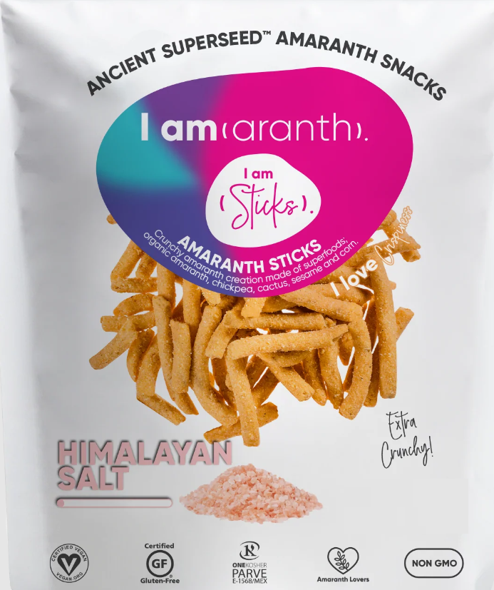 Amaranth Churritos- Himalayan Salt- BULK 14 units per case 1 kg
