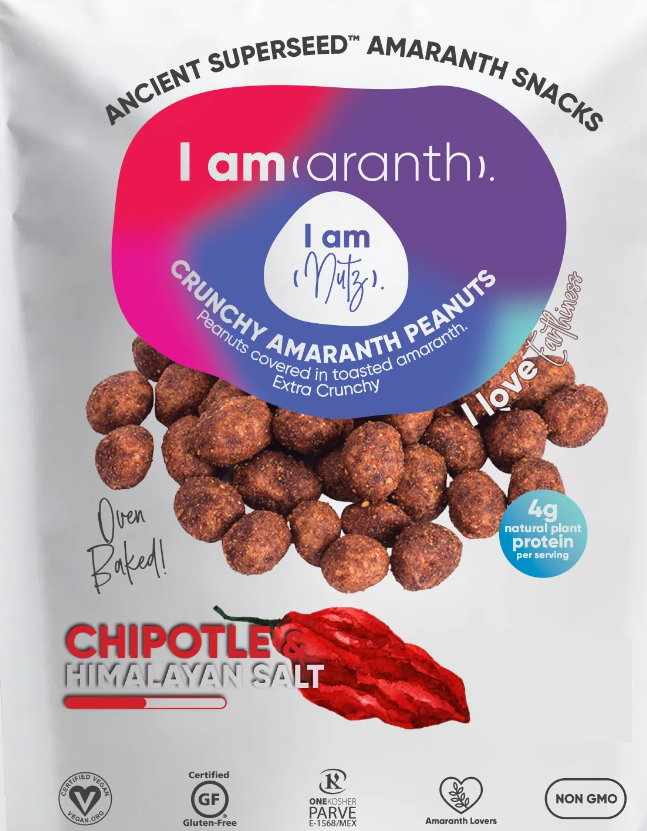 Amaranth Peanuts- Chipotle- BULK 14 units per case 1 kg