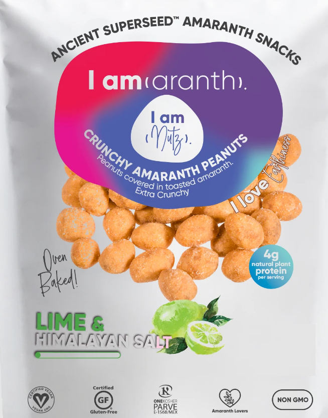 Amaranth Peanuts- Lime- BULK 14 units per case 1.0 lb