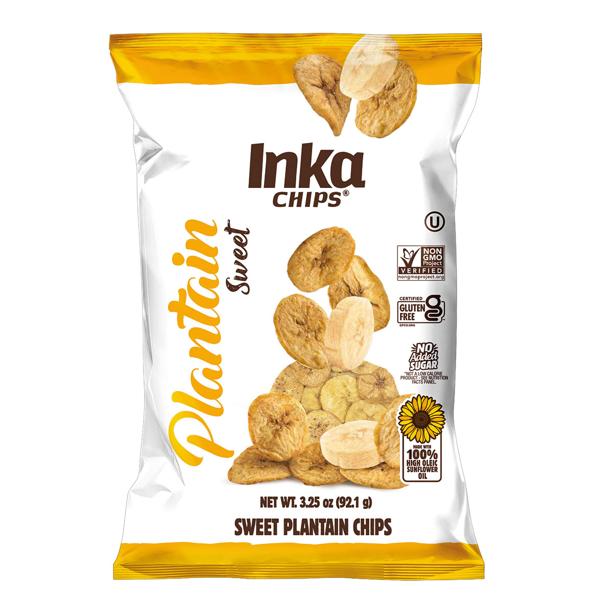 INKA Crops Plantain Chips, Sweet 12 units per case 3.3 oz