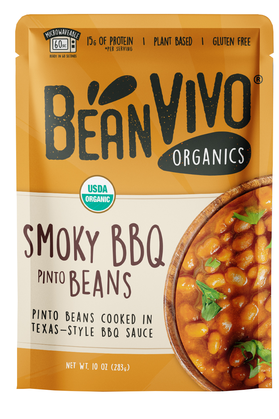 BeanVIVO Organic Smoky BBQ Pinto Beans 6 units per case 10.0 oz