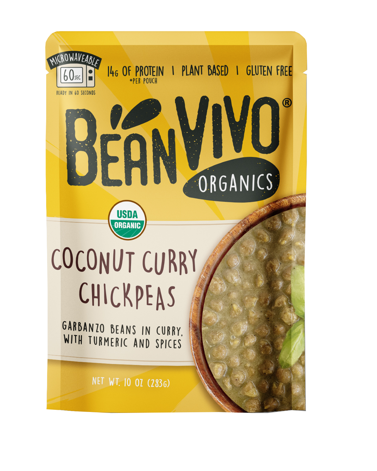 BeanVIVO Organic Coconut Curry Chickpeas 6 units per case 10.0 oz