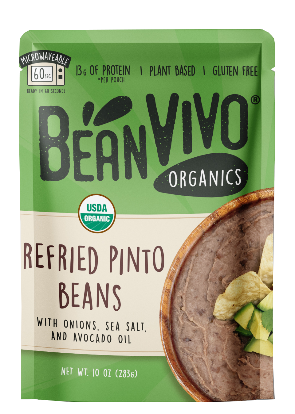 BeanVIVO Organic Refried Pinto Beans 6 units per case 10.0 oz