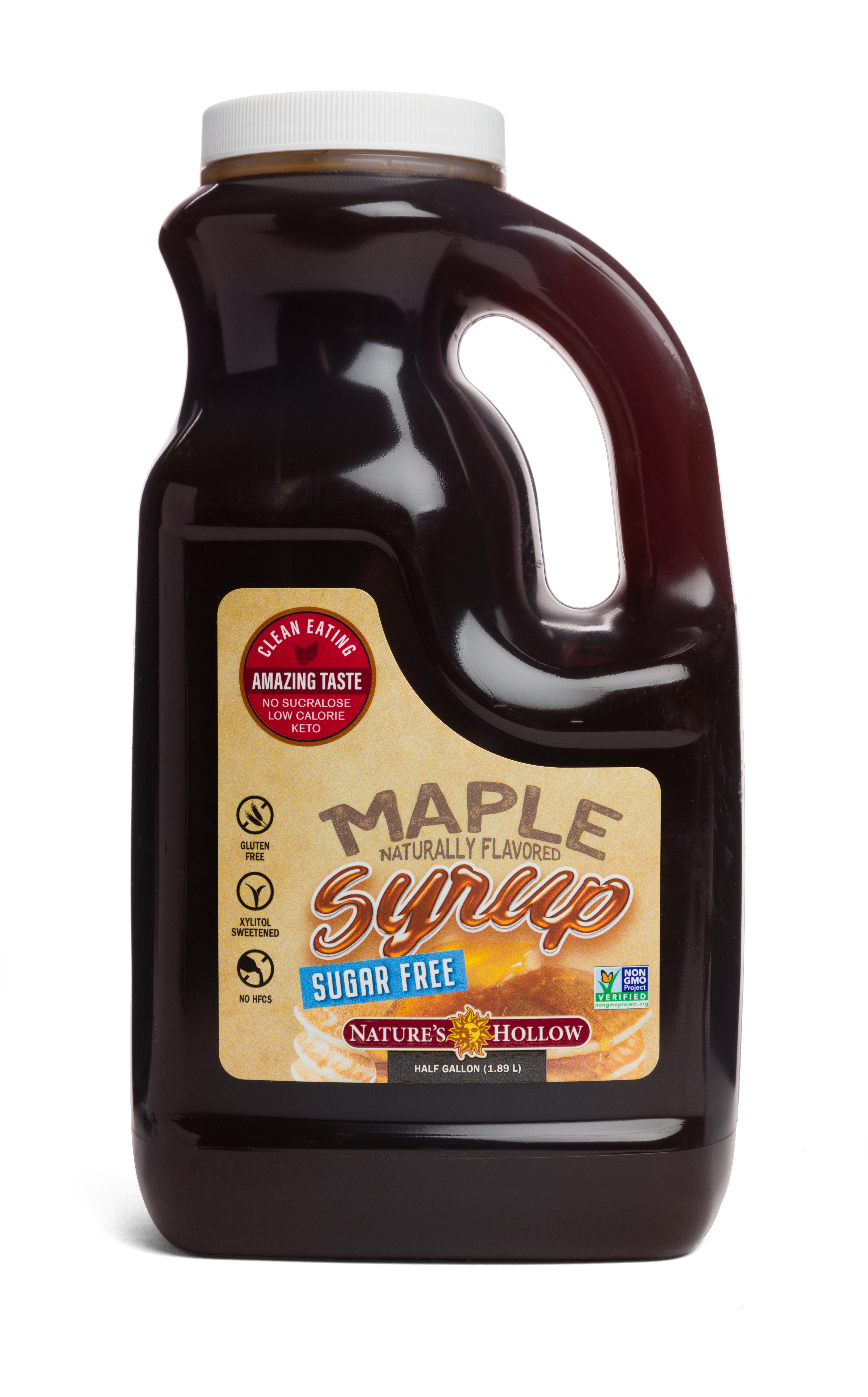 Nature's Hollow Maple Flavored Syrup BULK 6 units per case 64.0 oz
