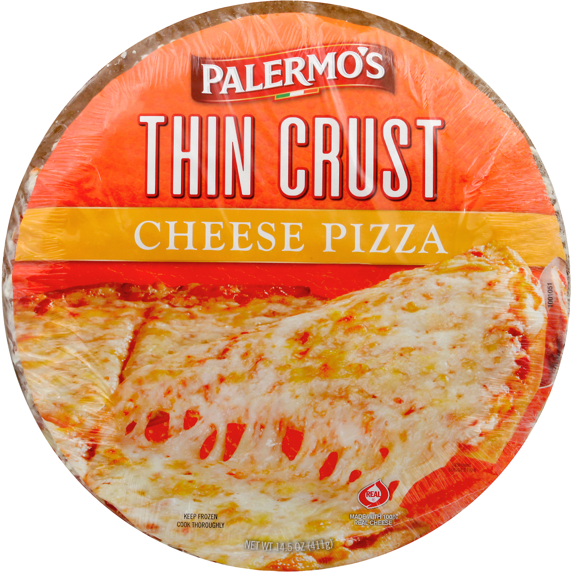 Palermo's Thin Crust Cheese Pizza 12 units per case 14.5 oz