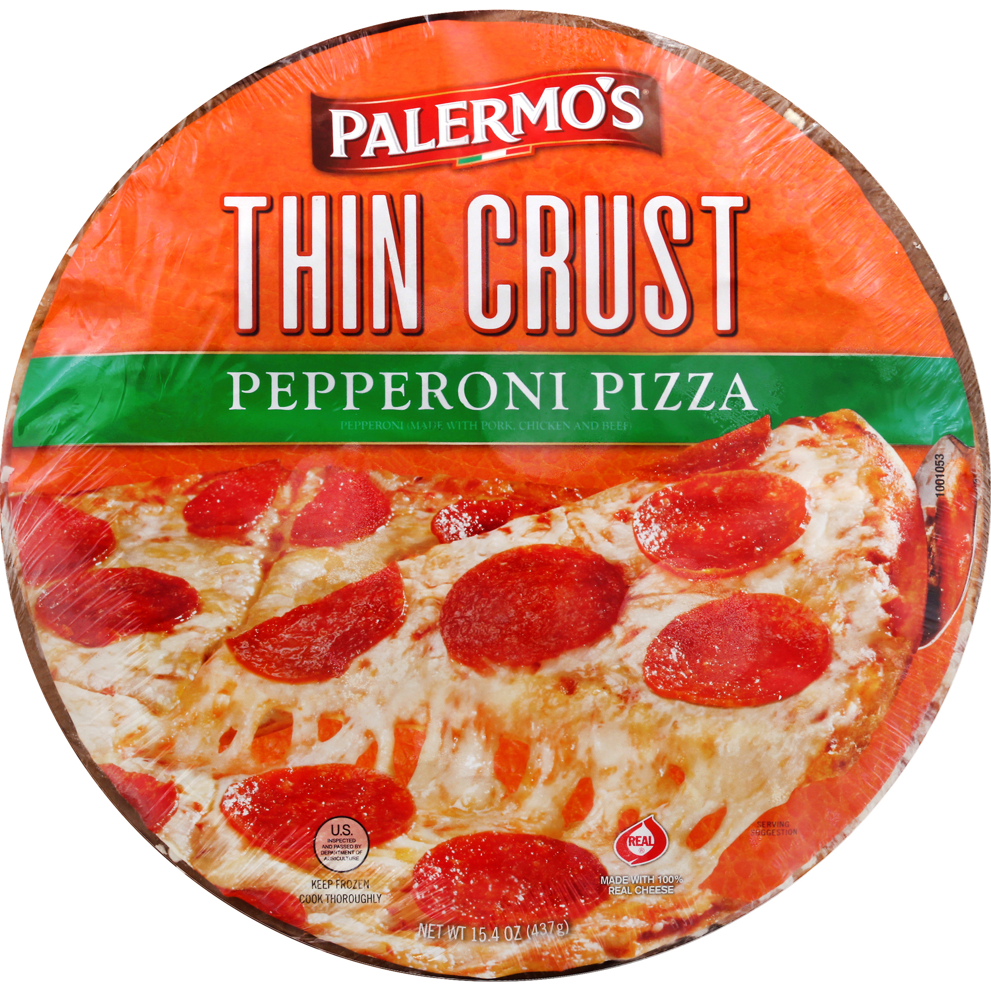 Palermo's Thin Crust Pepperoni Pizza 12 units per case 15.8 oz