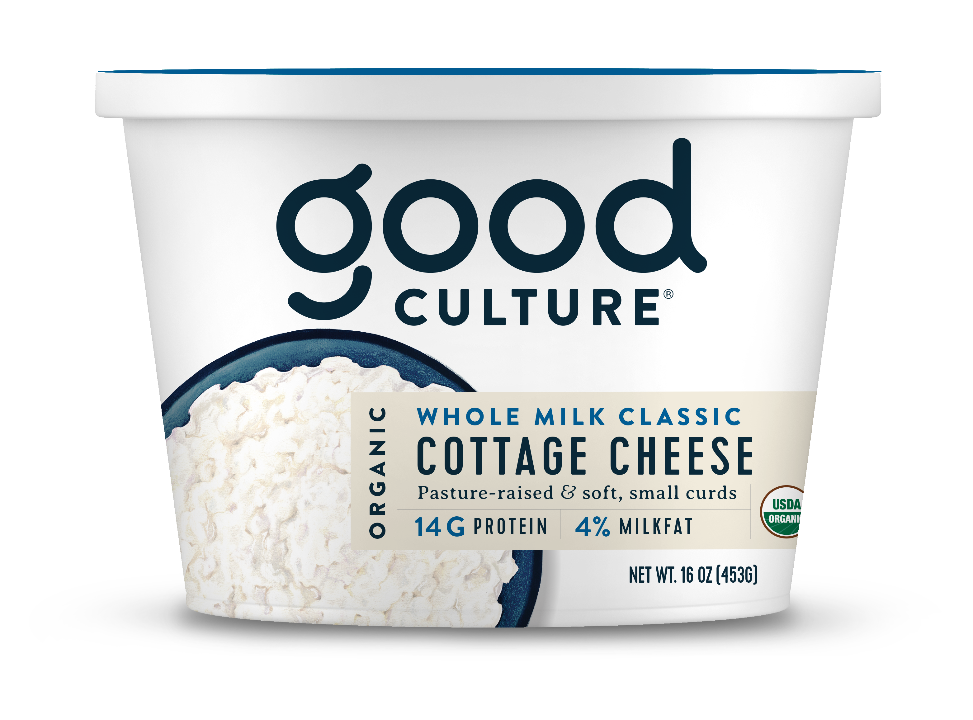 Good Culture Organic Whole Milk Classic Cottage Cheese 6 units per case 16.0 oz