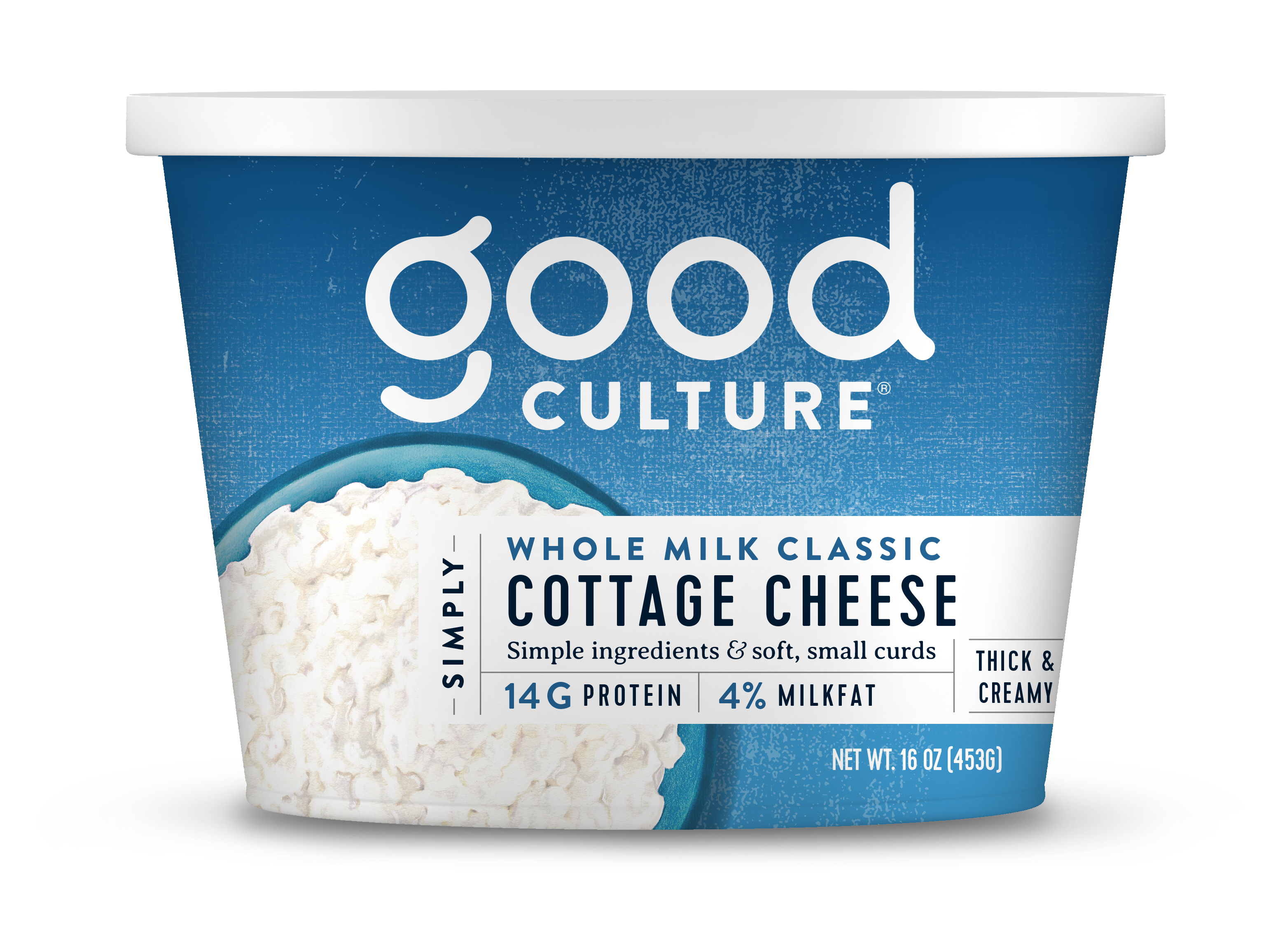 Good Culture Simply Whole Milk Classic Cottage Cheese 6 units per case 16.0 oz