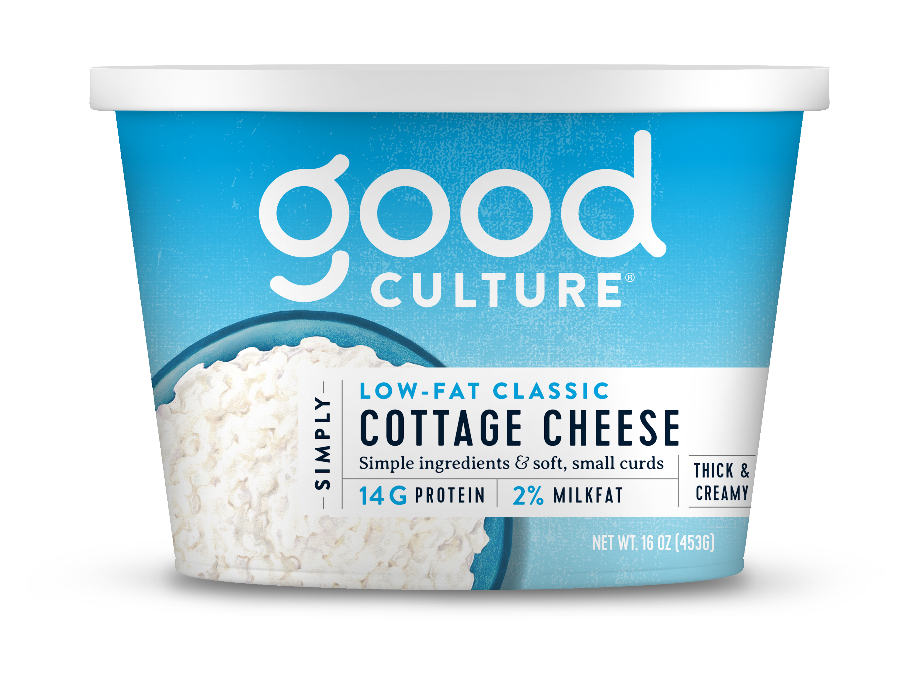 Good Culture Simply Low-Fat Classic Cottage Cheese 6 units per case 16.0 oz