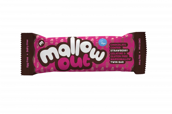 Freedom Confectionary Mallow Out Bar - Strawberry 12 units per case 1.3 oz