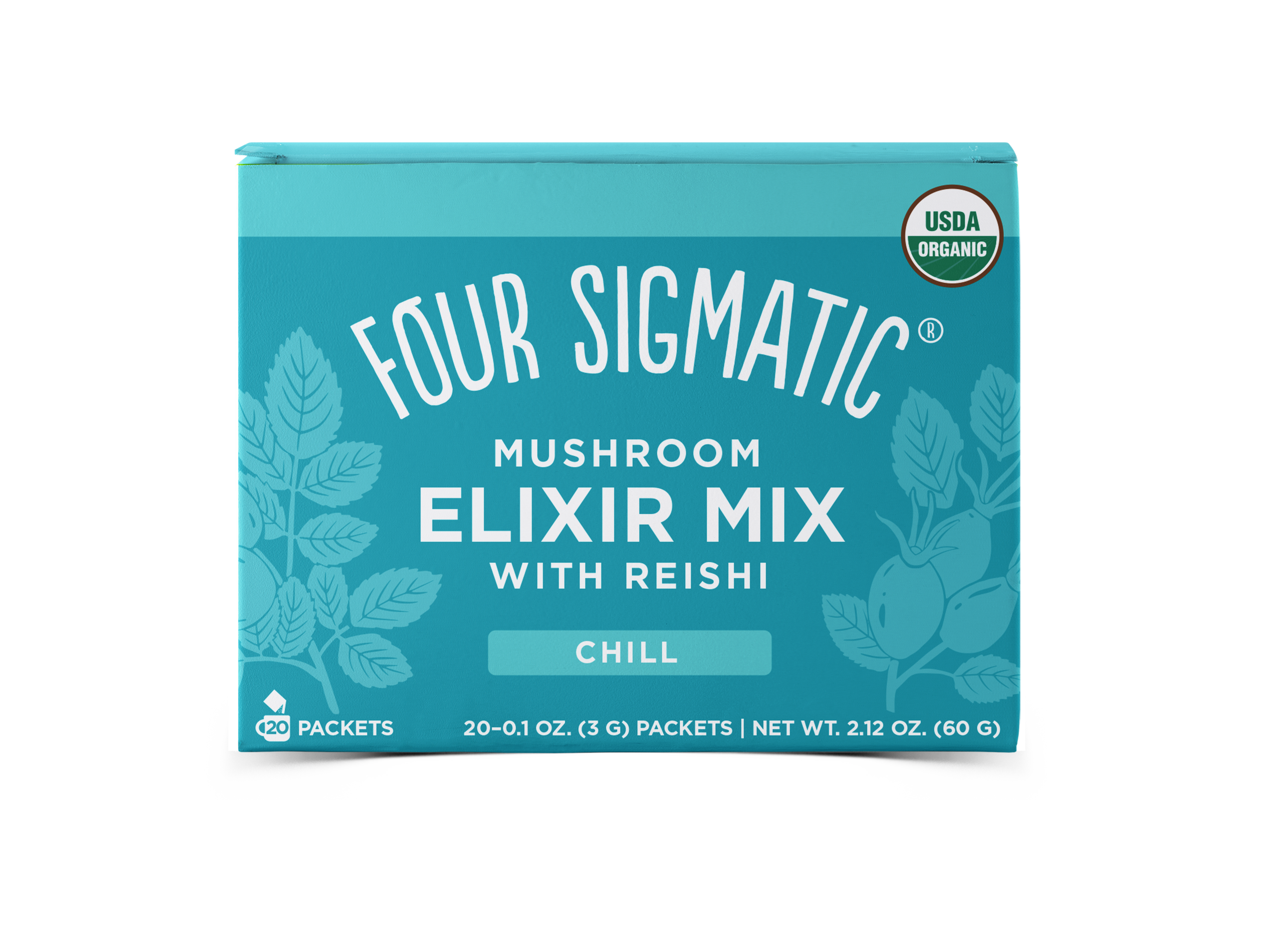 Four Sigmatic Mushroom Elixir Mix with Reishi 20ct Box 144 units per case 2.2 oz