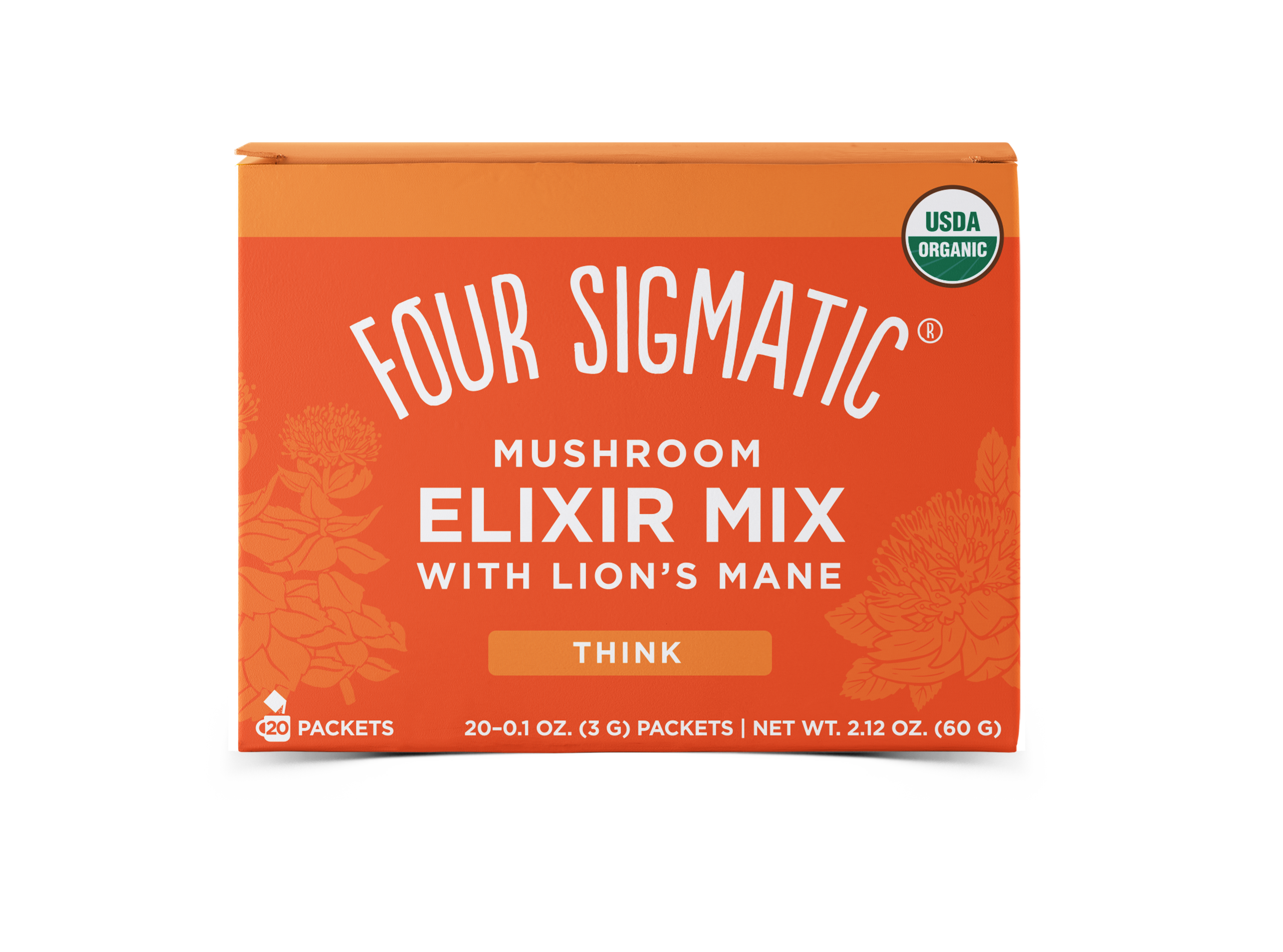Four Sigmatic Mushroom Elixir Mix with Lion's Mane 20ct Box 144 units per case 2.2 oz