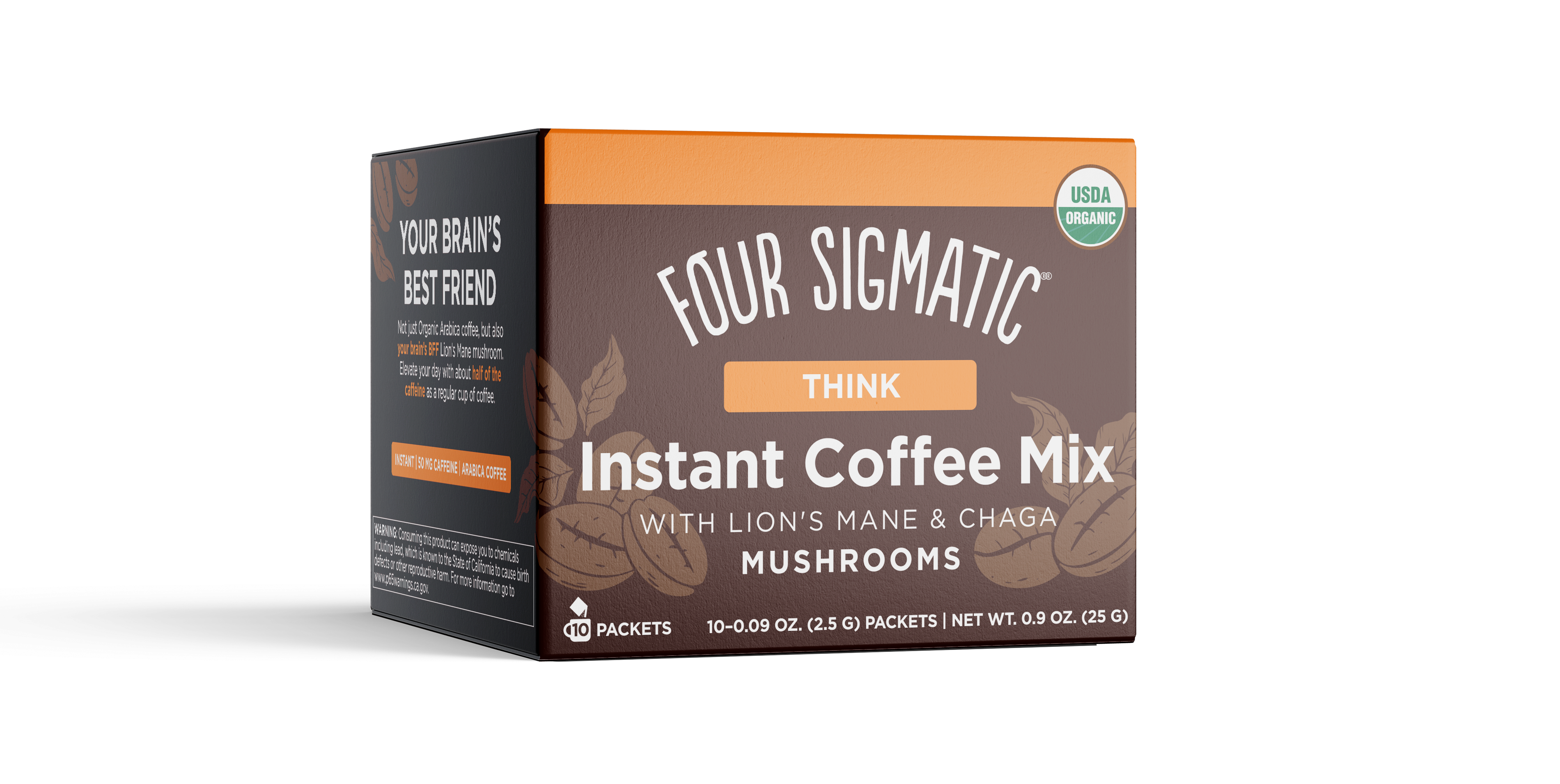Think Mushroom Coffee Mix with Lion's Mane 144 units per case 0.1 oz
