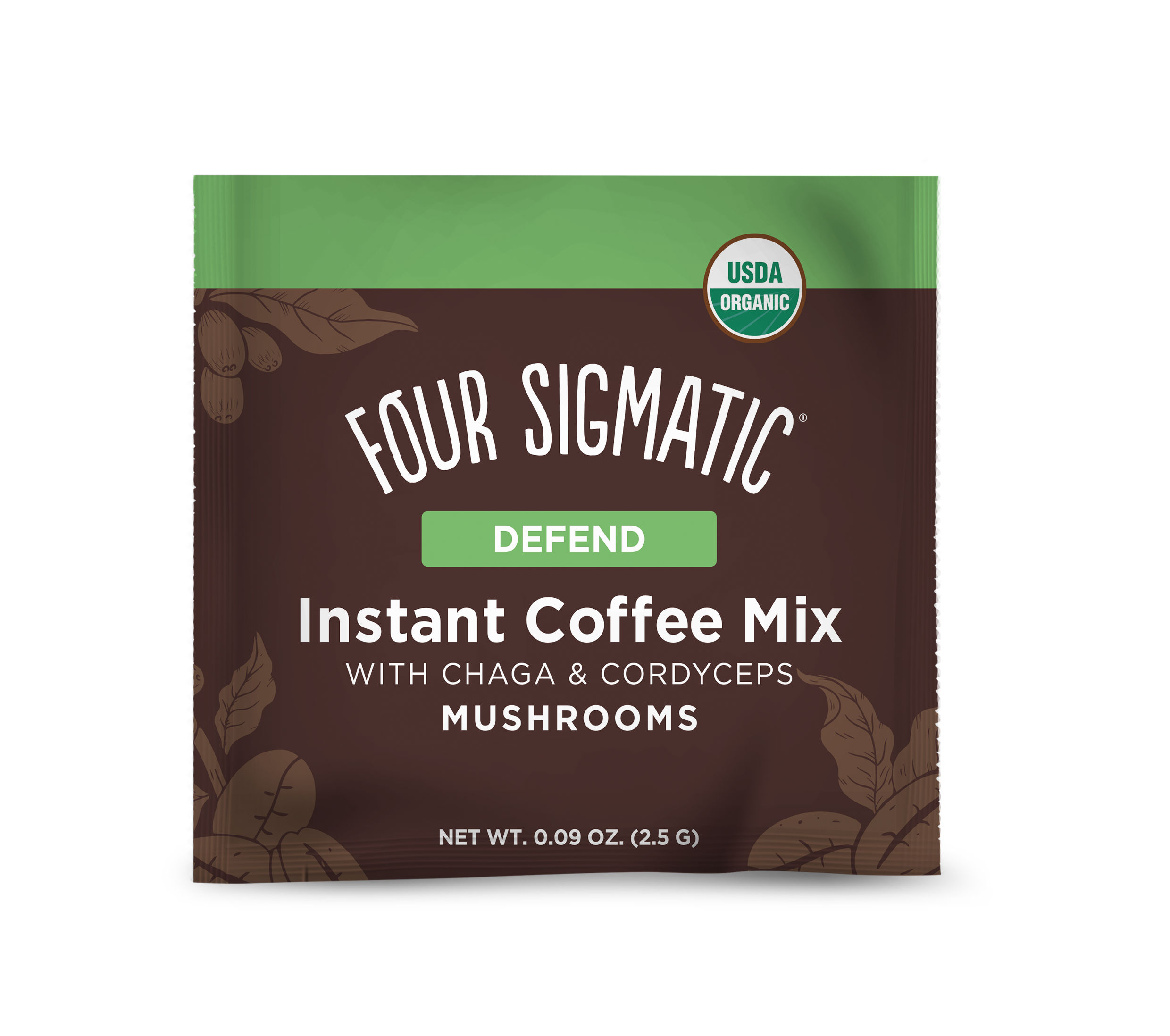 Defend Mushroom Coffee Mix with Chaga 144 units per case 0.1 oz